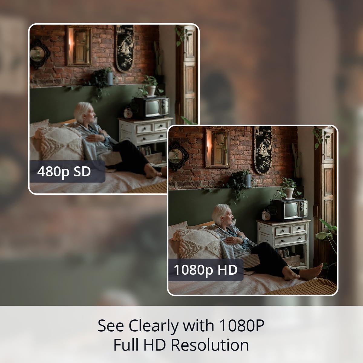 AI Yoosee Wifi Wireless IP Camera with LED Light Lamp | WIPS855