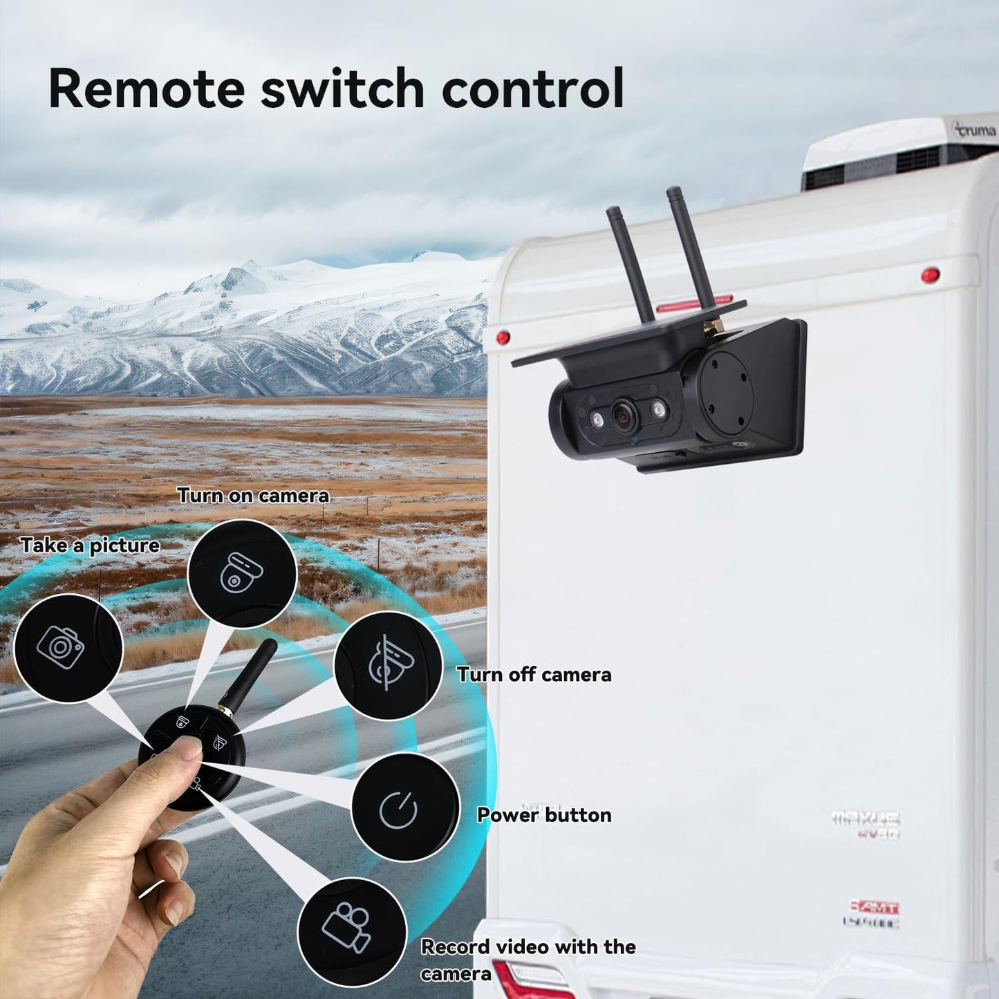 Magnetic Solar WiFi Backup Camera | SC-DFC299-SP