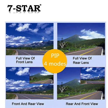 4"Touch Screen Dual-Lens Dashcam Front & Back Camera DVR | DCZ16D-2