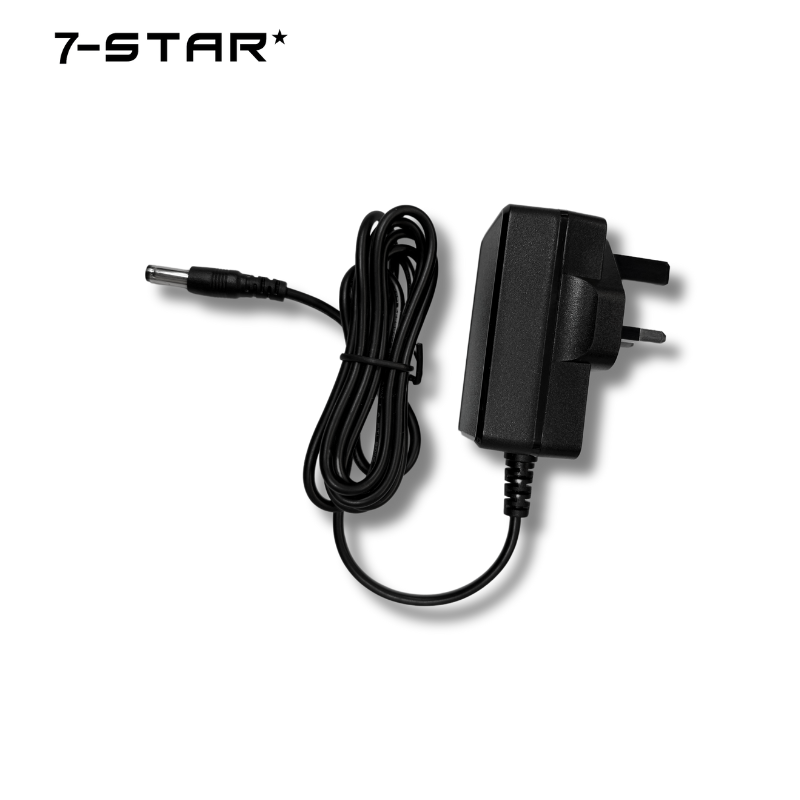 9V 2A UK Plug Adapter, 1.5M Cable, LED, CE/TUV Certified | 7S-AD9V2ADC(S)