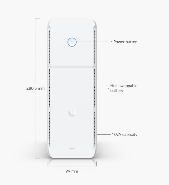 Ubiquiti UniFi 1,000VA / 600W UPS Tower UPS-Tower