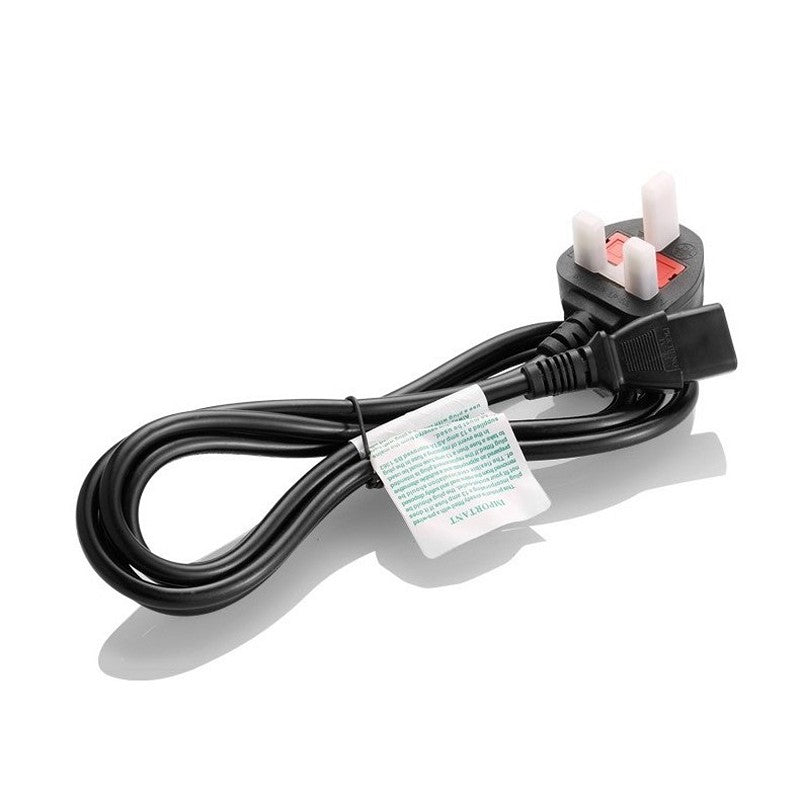 1.5M UK 3 Pin Power Cable for CCTV, TV & PC | Safety Mark | CBUKP/1.5M(S)