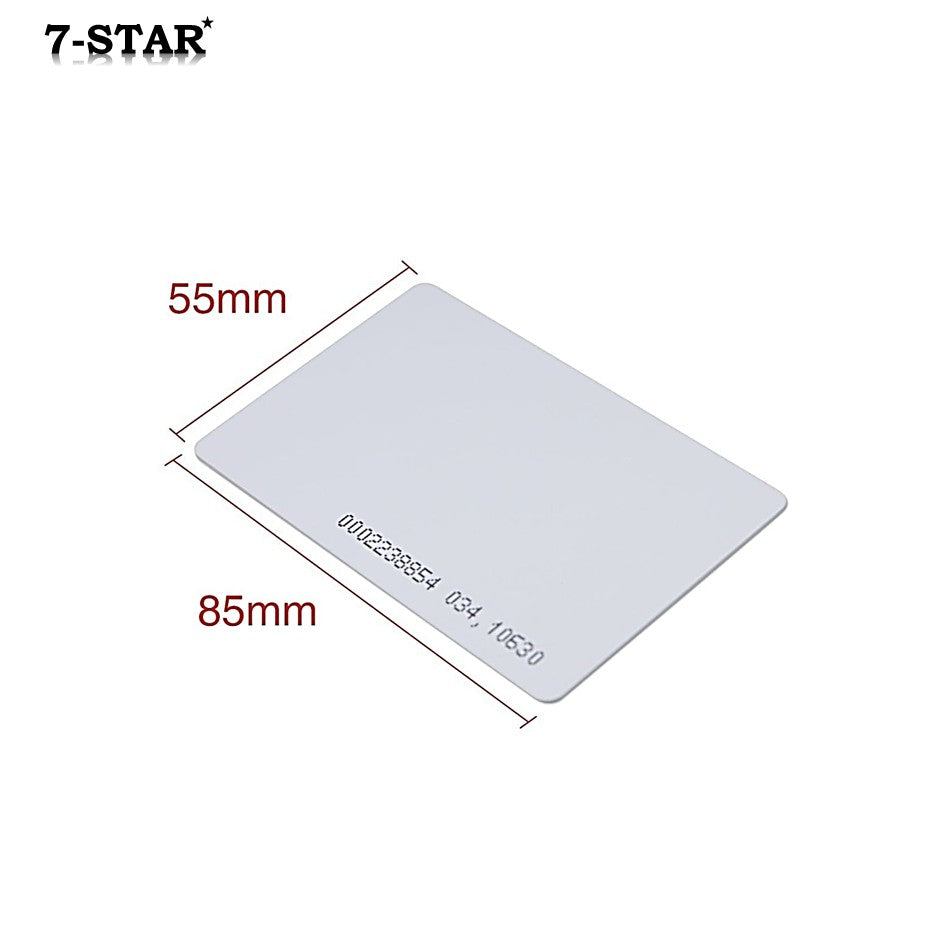 (10PCS) 125kHz RFID Proximity Cards for Door Access & Biometric Control System | RFID-C