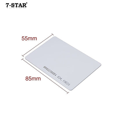 (10PCS) 125kHz RFID Proximity Cards for Door Access & Biometric Control System | RFID-C