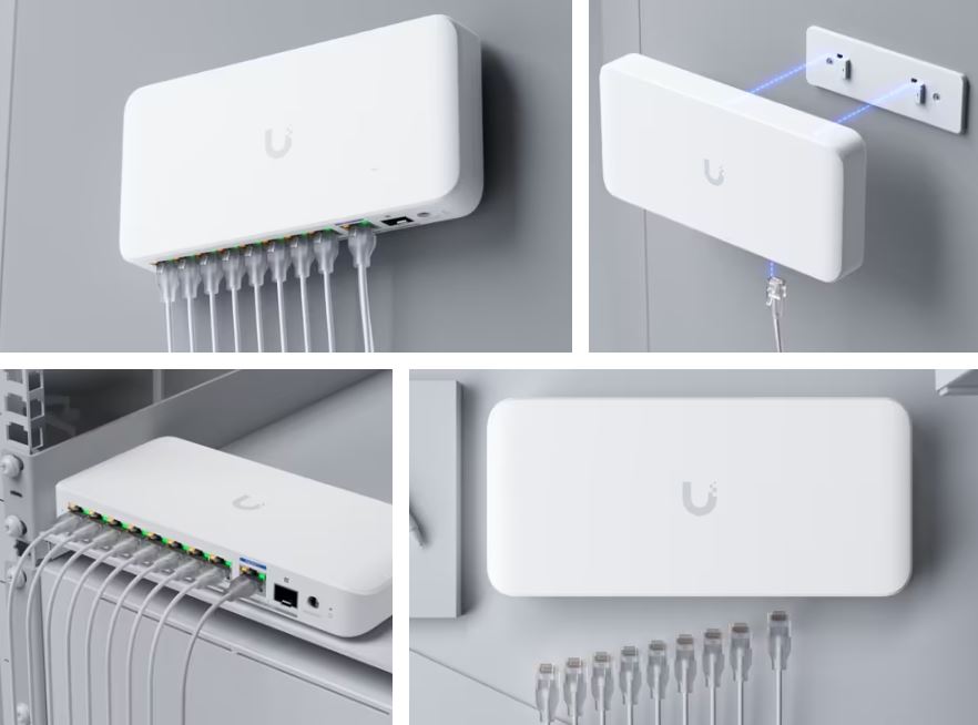 Ubiquiti Unifi USW-Flex-2.5G-8-PoE 8-Port 2.5GbE POE++ Switch 10GbE SPF+