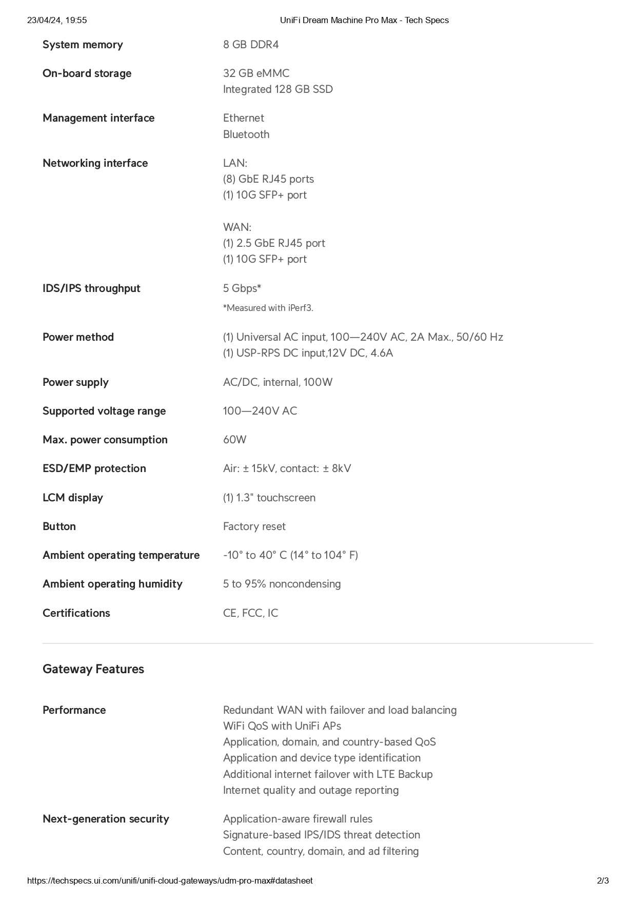 Ubiquiti Unifi Machine Pro Max
