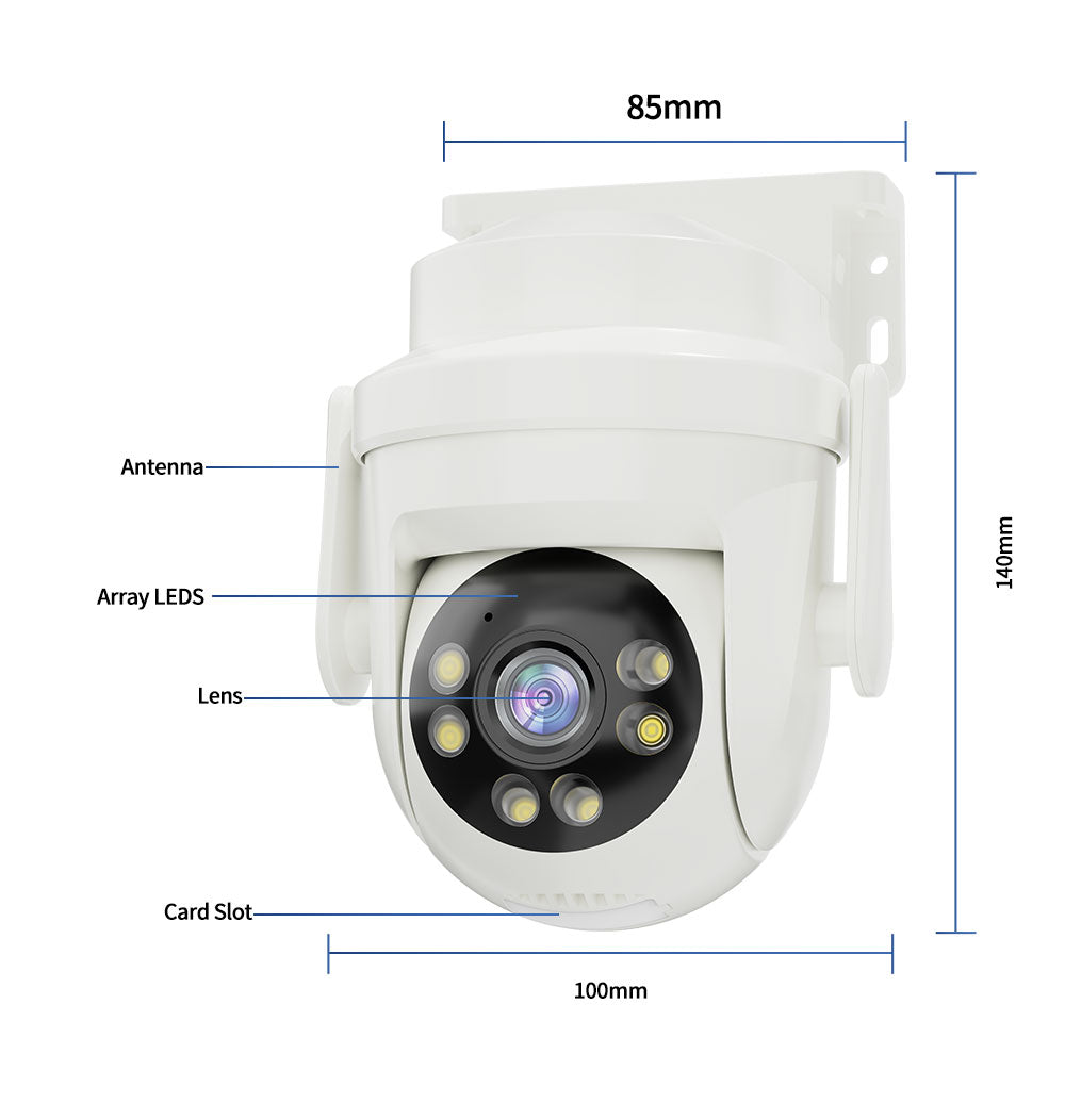 AI Yoosee Mini Outdoor PTZ Wireless IP Camera | WIPS870