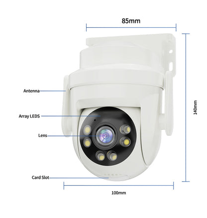 AI Yoosee Mini Outdoor PTZ Wireless IP Camera | WIPS870