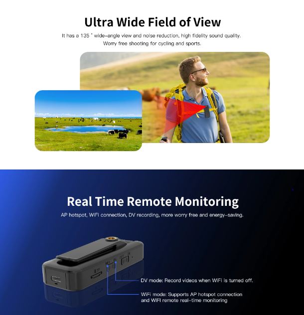3MP WiFi Camera with HD 1296P Video Recording Night Vision Built-In 1500mAh Battery | VS-CB77W/WIFI