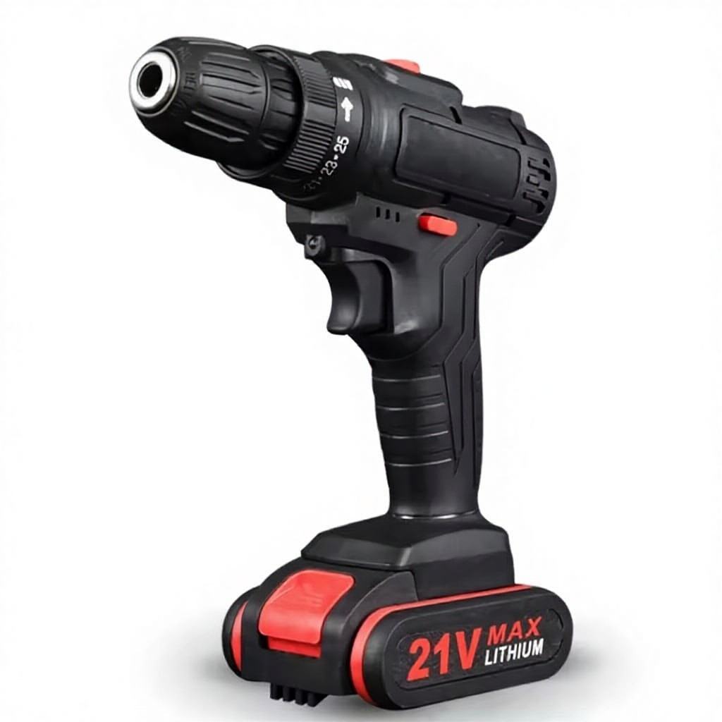 21V Dual Speed Cordless Drill Kit