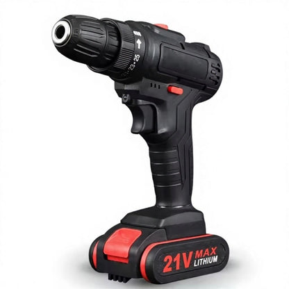21V Dual Speed Cordless Drill Kit