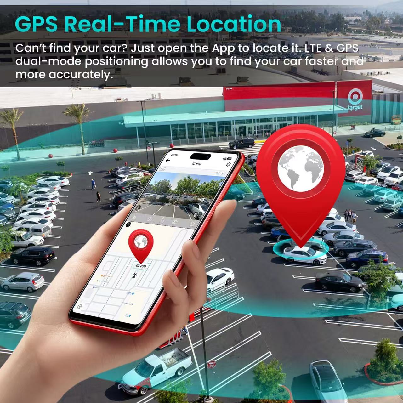 4G Sim Card Front + Inside Car Dashcam | DC36FC-4G