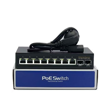 8-Port 2.5G PoE Switch with 2× 10G SFP | POE-25G802-220 (220V)