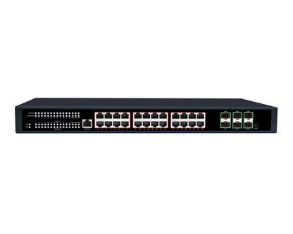 24-Port 2.5G PoE Switch with 6× 10G SFP | POE-25G2404-220(220V)