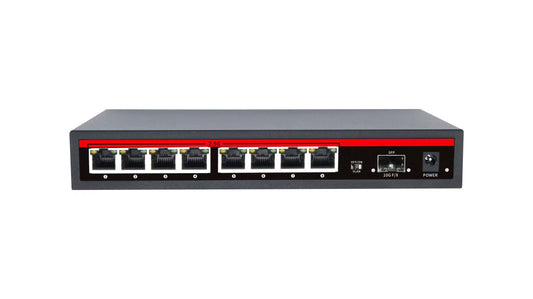 8 Port 2.5G with 1 Port 10Gbps SFP+ Desktop Network Switch | 7SNSR-25G801