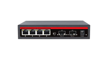 4 Port 2.5G with 2 Port 10Gbps SFP+ Desktop Network Switch | 7SNSR-25G402