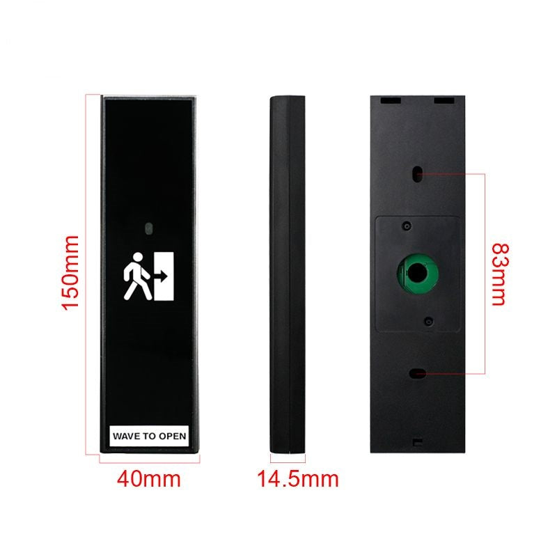 Contactless Infrared Exit Button – Touch-Free Access Control Sensor | DA-RNT150