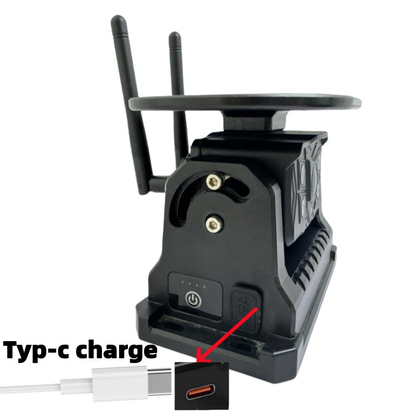 Wireless 4CH 7 Inch IPS Monitor with 1080P Solar Magnetic Backup Camera | LED7041-WSPB