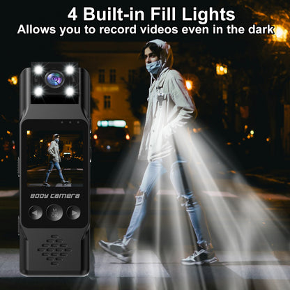 1.3'' Built in Screen WiFi Bodywear Action Camera with Portable Battery 1200mAh  | APP:Viidure | BC-L13