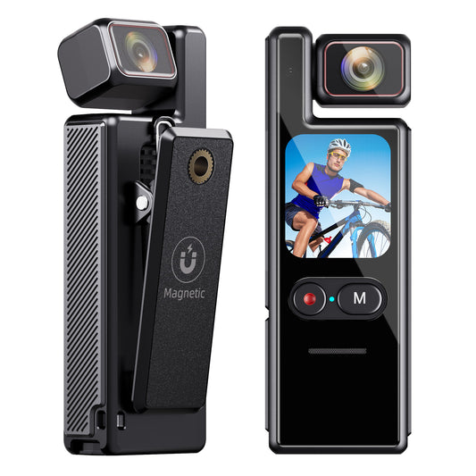 4K WiFi Bodywear Action Camera | IP65 Waterproof Portable Battery 1500mAh 1.96'' Screen | BC-L17