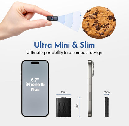 Wifi Wireless 4K Low Power Battery IR Mini IP Camera | MCB-L28 | APP:O-KAM Pro