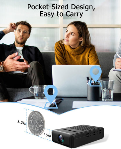 180 Degree Rotatable Lens Wifi Wireless 4K 1500mAh Battery IR Mini IP Camera | O-KAM Pro | MCB-L31