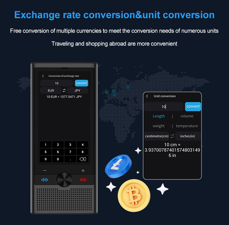 S10 Portable AI Translator with ChatGPT – 4G SIM, 148 Languages, Voice & Photo Translate | AITM-S10
