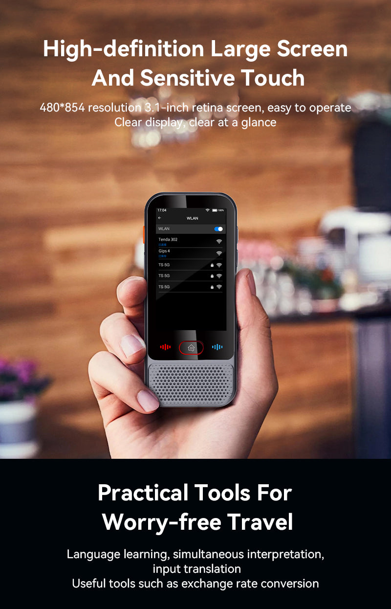 M30 AI Language Translator Device Portable Voice Interpreter | AITM-M30