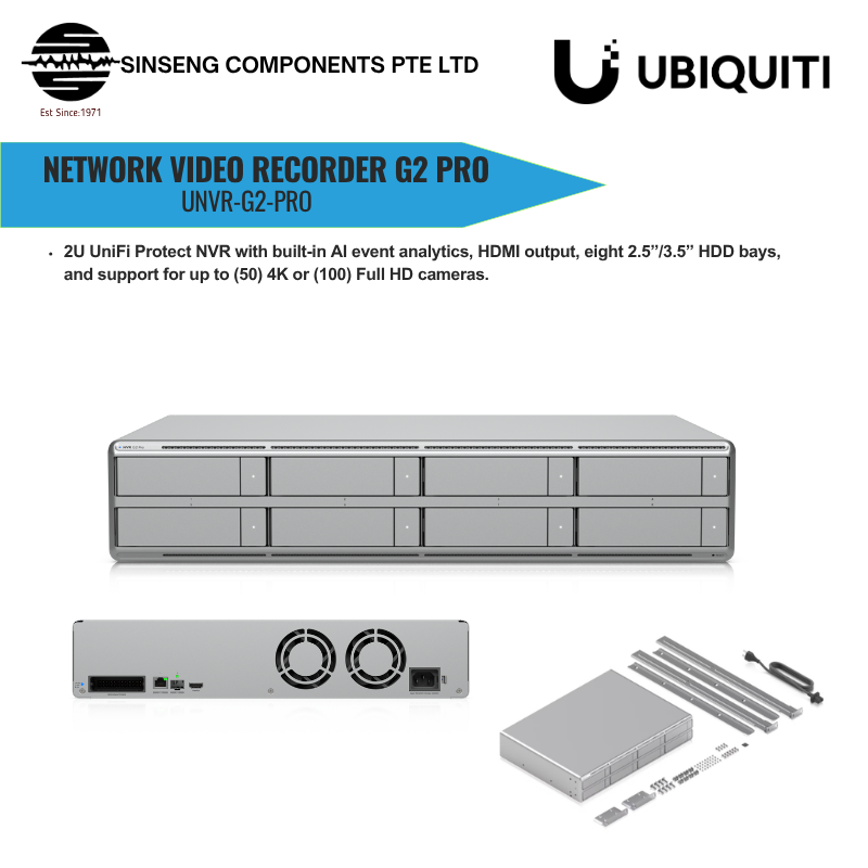 Ubiquiti Unifi Network Video Recorder UNVR G2 Pro UNVR-G2-Pro
