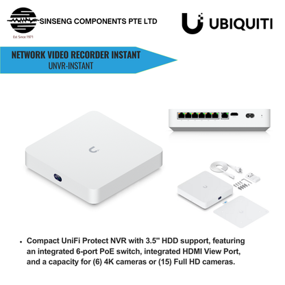 Ubiquiti Unifi Network Video Recorder NVR Instant | UNVR-Instant