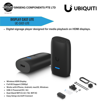 Ubiquiti Unifi UC-Cast-Lite Display Cast Lite Digital Signage Player