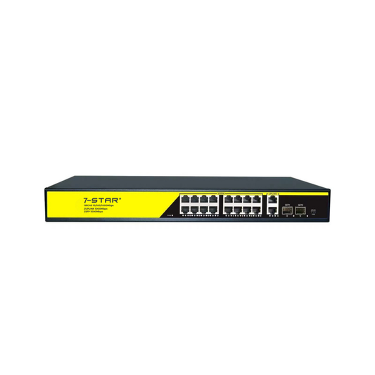 250W 16-Port Gigabit PoE Switch with Uplink & SFP | POE-G1622