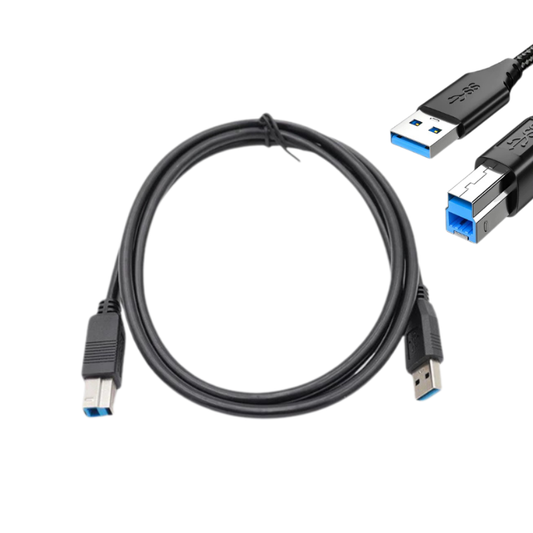 USB 3.0 A to B Cable 1.8m - 3m - 5m | 5Gbps USB 3.0 High - Speed Printer - Scanner Cable | CB-UBA3501