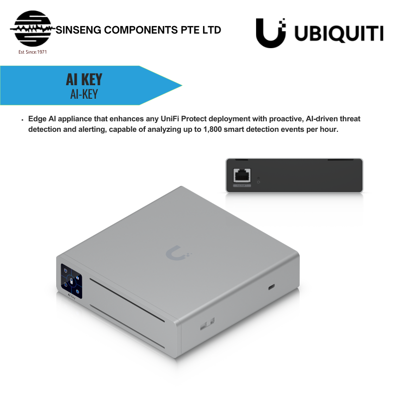 UniFi AI Key AI-Key with Edge AI Threat Detection and Smart Detection | UBQ-AI-KEY