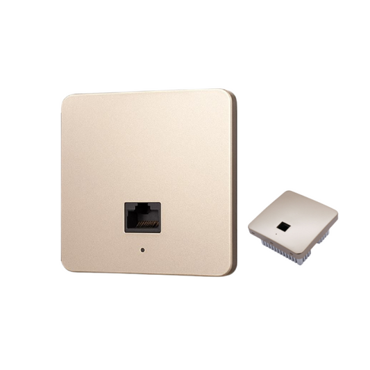 2.4G/5G Wall Mount AX3000P Wifi 6 PoE Access Point (Color:Gold)
