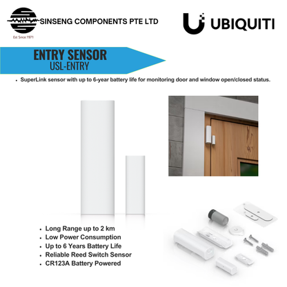 Ubiquiti Unifi USL-Entry SuperLink Entry Sensor for Door and Window (Up to 2km)