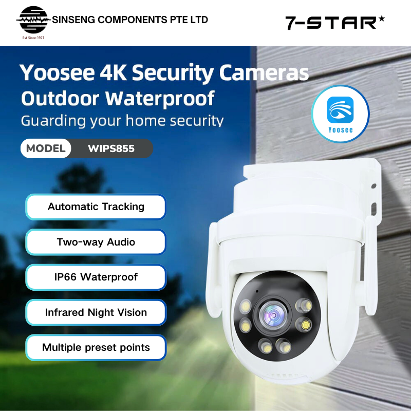 AI Yoosee Mini Outdoor PTZ Wireless IP Camera | WIPS870