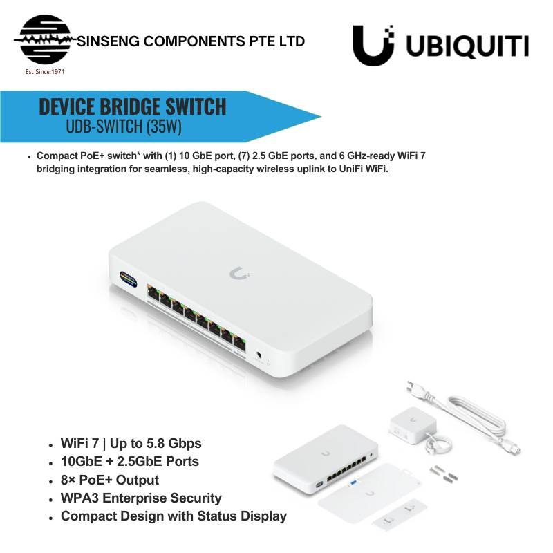 Ubiquiti UniFi Device Bridge Switch UDB-Switch