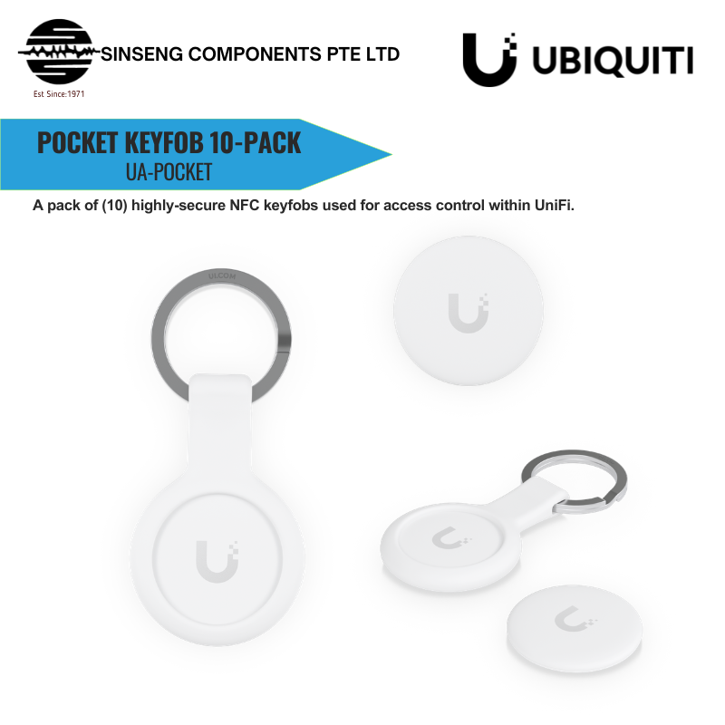 Unifi UA-Pocket Pocket Keyfob for access control (10 Pack)