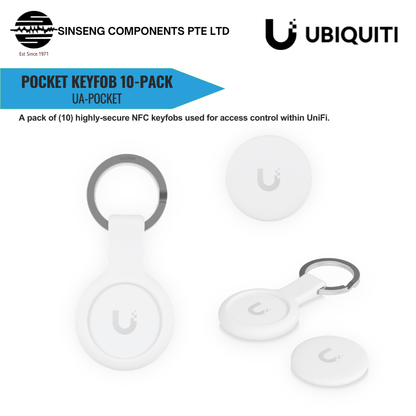 Unifi UA-Pocket Pocket Keyfob for access control (10 Pack)