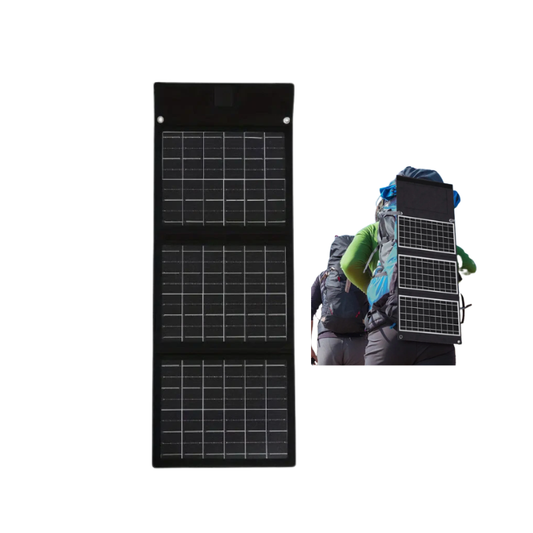 40W/60W Portable Foldable Solar Panel for Outdoor Camping & Off-Grid Power Station