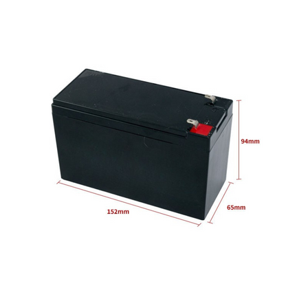 7.2AH 12V Sealed Rechargeable Lead Acid Battery (20HR) | 7SDA-6FM-7.2A