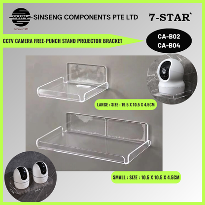 Camera Stand (Small/Large) | Free-Punch CCTV Holder | CA-B02 | CA-B04