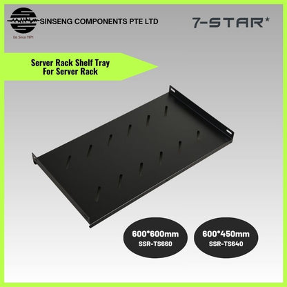 Server Rack 600×600mm / 600×450mm Fixed Shelf Tray | SSR-TS640 | SSR-TS660