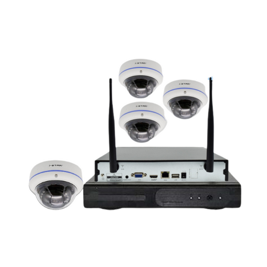 5MP 4CH Wireless NVR Kit | Dome 2.8mm | Built-in Audio | NVR5104D-A2