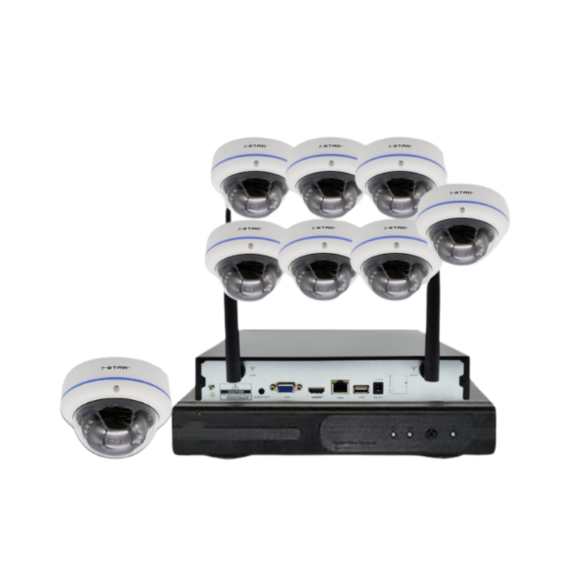 5MP 8CH Wireless NVR Kit | Dome Cam 2.8mm | Mic | NVR5108D-A2
