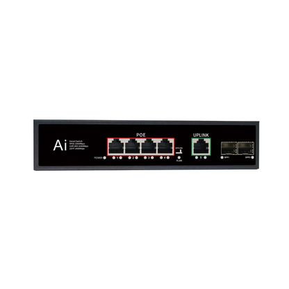65W 4-Port Gigabit PoE Switch with Uplink & SFP | POE-G4120