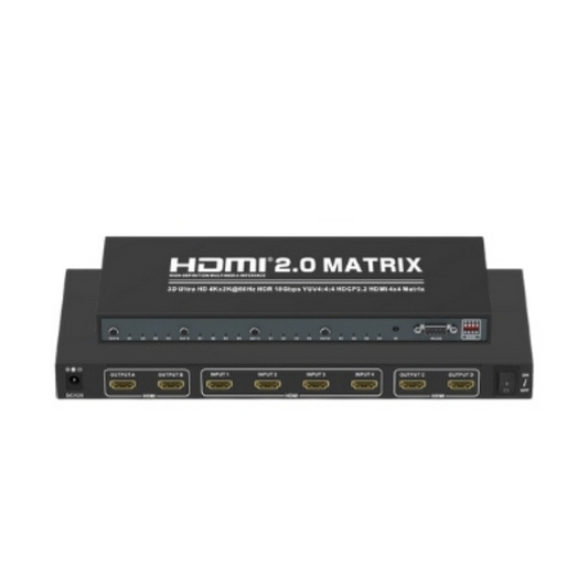 4K 3D HDMI 4x4 True Matrix Optical Digital Audio HDMI Switch | HM408M
