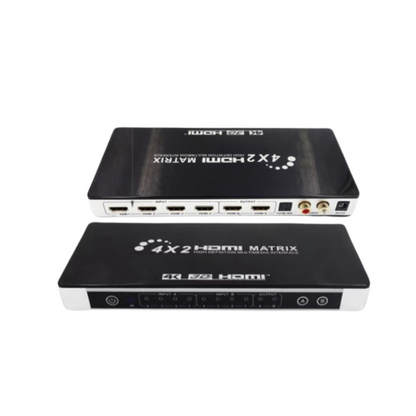 4K 4x2 HDMI Matrix Switcher with Safety Mark | HM402M