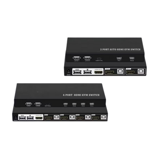 4K 30Hz HDMI KVM Switch with 2 or 4 Ports | HDKVS-02 / HDKVS-04